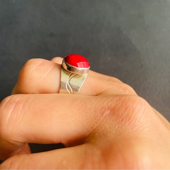 Faceted Gemstones Sterling Silver Rings - Picture 6 of 17